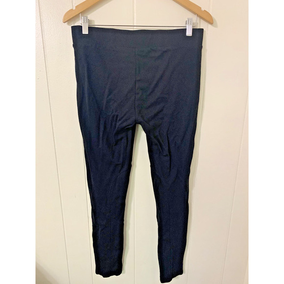 Cabi women's Pull On Leggings Medium Black Equestrian Zip Ankle Work Career - Picture 2 of 8